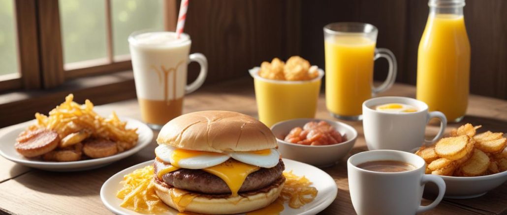 Morgonmys med McDonald's frukost – tider och tips illustration