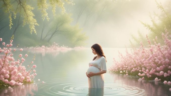 Vattniga flytningar gravid – vad betyder det egentligen? illustration